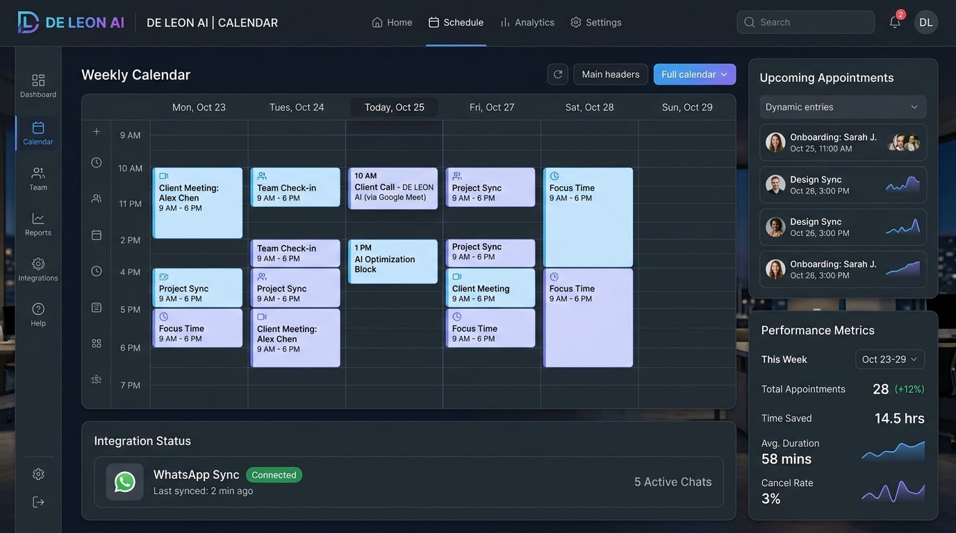 Agendamento Autônomo e Sincronização de Calendário com IA